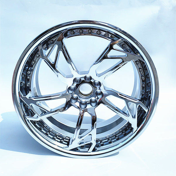 2 stukken type gesmeed legering wiel velg HOT wiel 18 19 20 21 inch Chrome Custom Duo kleur auto velgen Fabriek verkoop auto velgen