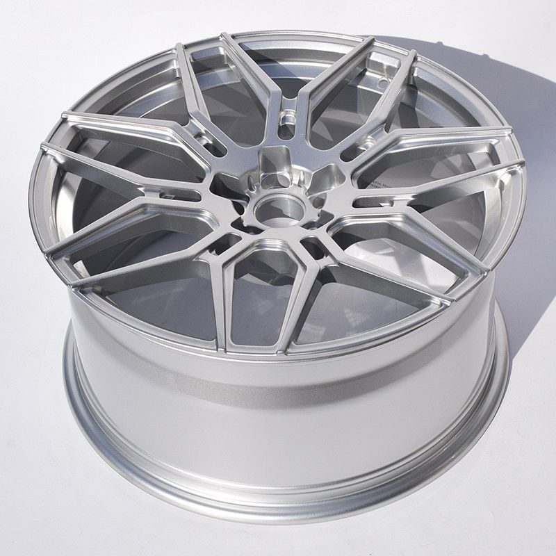 Ruedas forjadas de aleación de aluminio personalizadas 6061 T6 19 20 21 22 Cinturones de automóviles de pasajeros 5x114.3 5x130 Cinturones grises de plata de bronce