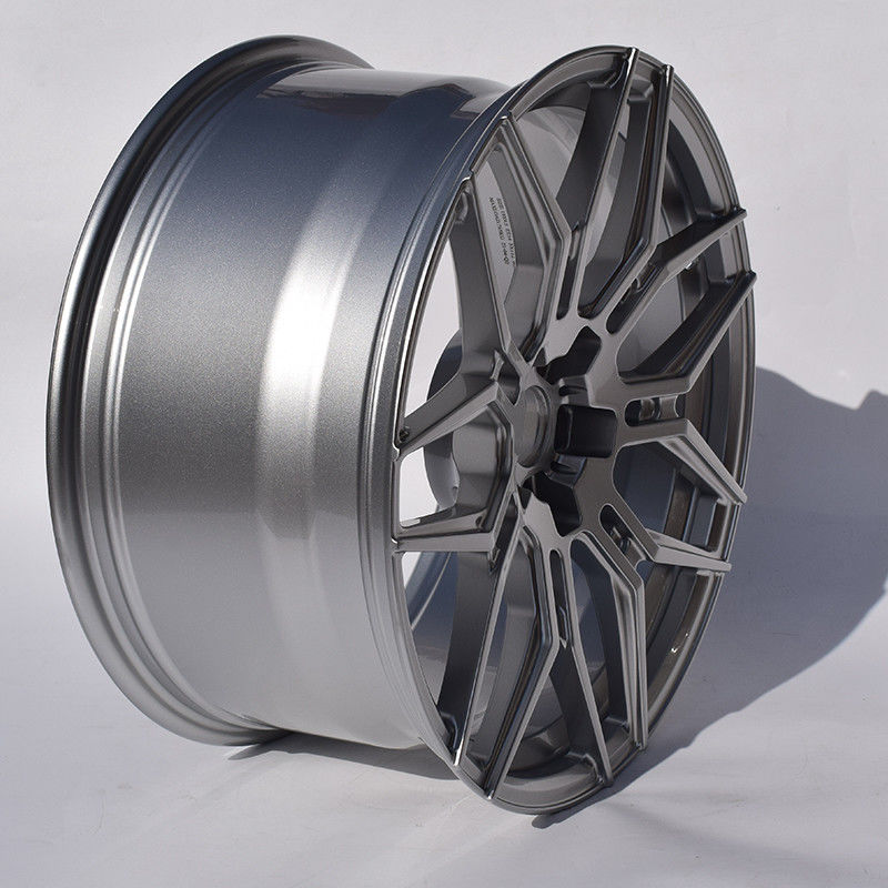 Ruedas forjadas de aleación de aluminio personalizadas 6061 T6 19 20 21 22 Cinturones de automóviles de pasajeros 5x114.3 5x130 Cinturones grises de plata de bronce
