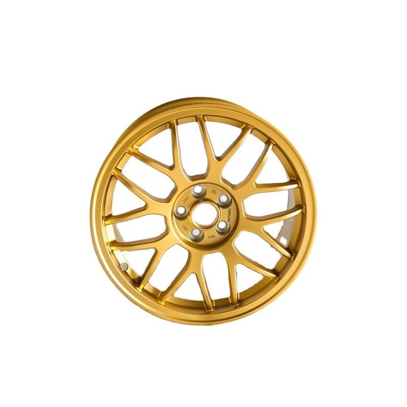 Populaire Matte Titanium legering 17 * 8,5 inch gesmeed rijwielen PCD 5 * 100 ET 48mm Aluminium velgen One Piece Cast