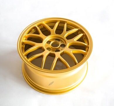 Populaire Matte Titanium legering 17 * 8,5 inch gesmeed rijwielen PCD 5 * 100 ET 48mm Aluminium velgen One Piece Cast