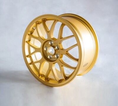 Populaire Matte Titanium legering 17 * 8,5 inch gesmeed rijwielen PCD 5 * 100 ET 48mm Aluminium velgen One Piece Cast