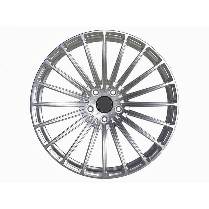Custom 15-26 inch gesmeed aluminium concave raceauto legering wiel chroom afgewerkt voor personenauto's