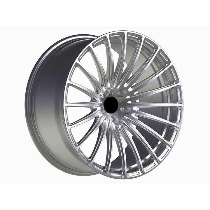 Custom 15-26 inch gesmeed aluminium concave raceauto legering wiel chroom afgewerkt voor personenauto's