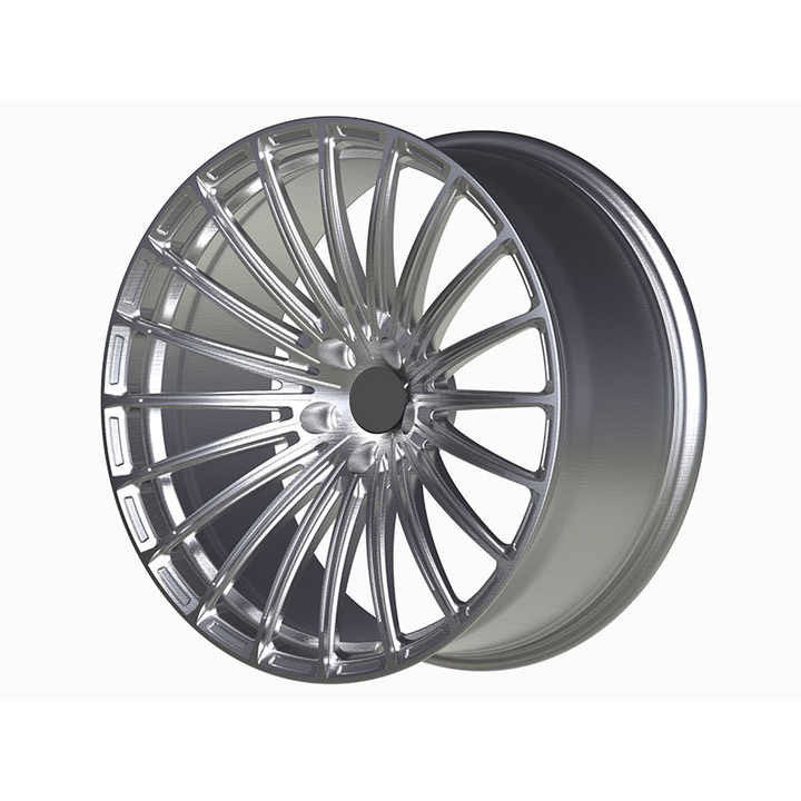 Custom 15-26 inch gesmeed aluminium concave raceauto legering wiel chroom afgewerkt voor personenauto's