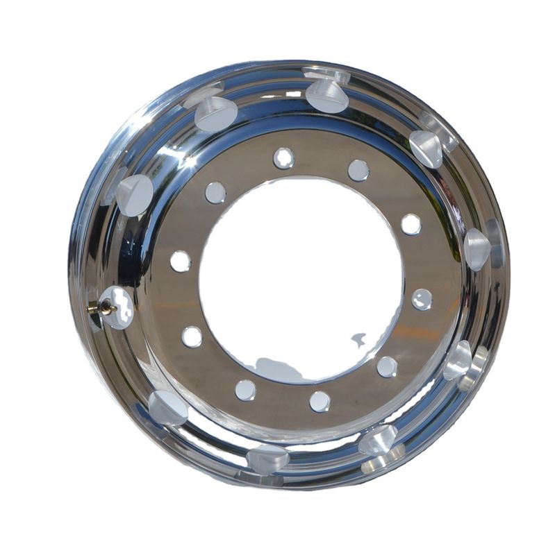 22.5x9 PCD 335mm gesmeed aluminium vrachtwagenwielen ET152 26,7 kg voor langeafstandstransport